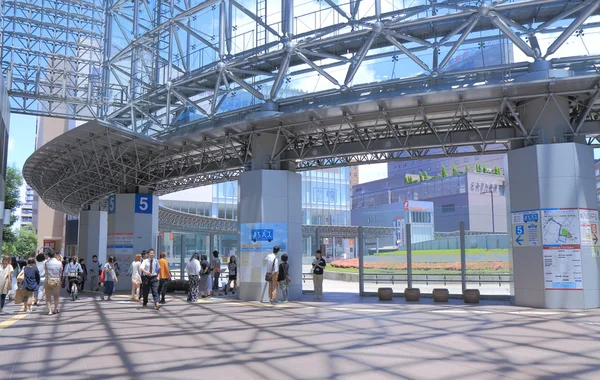 Kanazawa Station bus terminal Japan — Stock Photo, Image