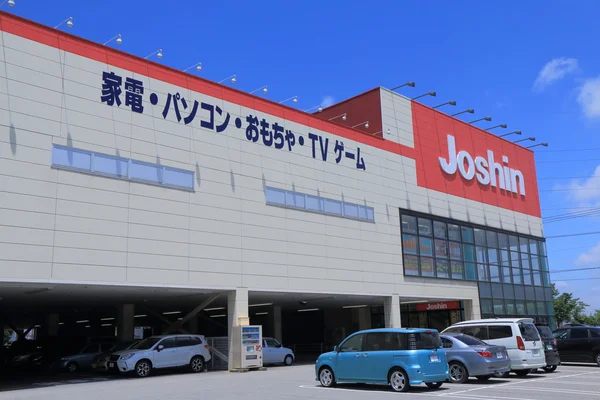 Joshin elektronikaffär Japan. — Stockfoto