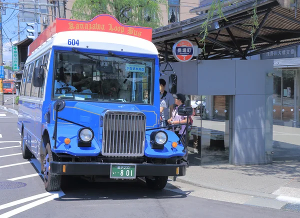 Kanazawa βρόχο λεωφορείο Ιαπωνία — Φωτογραφία Αρχείου