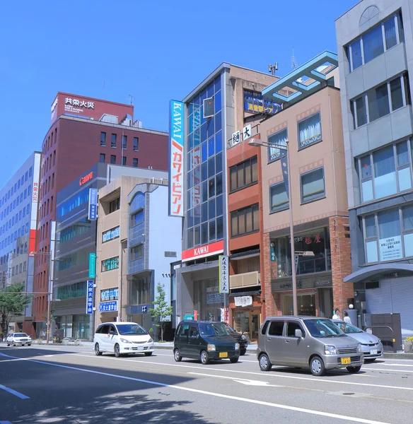 Kanazawa CBD downtown  Japan — Stock Photo, Image