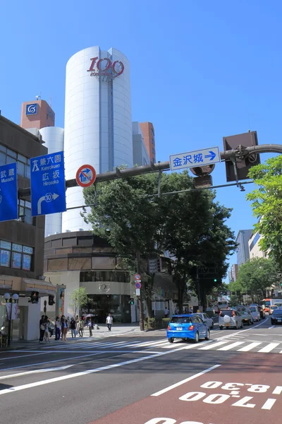 Distrito comercial Kanazawa Japón — Foto de Stock