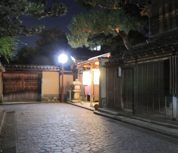 Architecture historique de nuit Kanazawa Japon — Photo