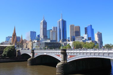 Melbourne skyscrapers clipart