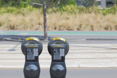 Parking meter Melbourne clipart