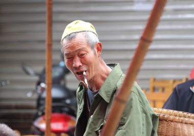 Chengdu Çin Çince adam