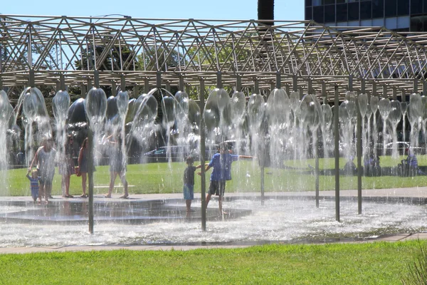 Giochi fontana d'acqua — Foto Stock