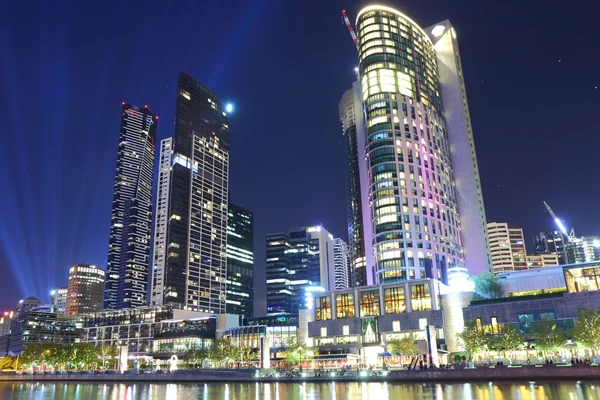 Melbourne skyscrapers in Southbank — Stock Photo, Image