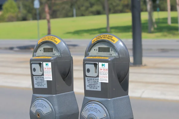 Parking meter Melbourne — Stock Photo, Image
