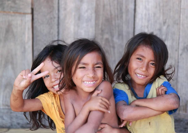 Village life Indonesian children — Stock Photo, Image