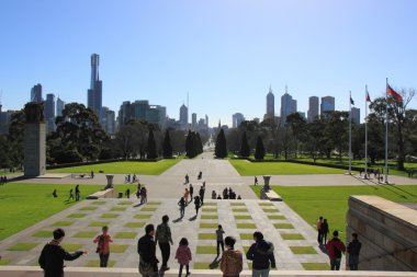 Melbourne manzarası