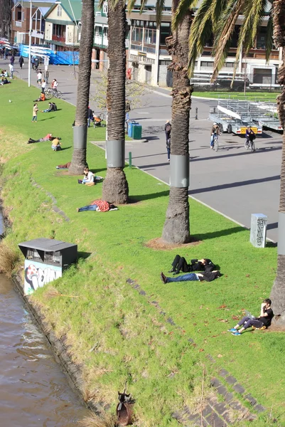 Yarra river Melbourne — Stock Photo, Image