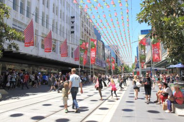 Melbourne bölgesindeki alışveriş Noel