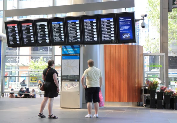 Southern Cross Station Melbourne — Stock Photo, Image