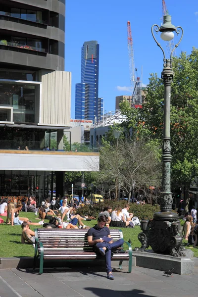Melbourne City life — Stock Photo, Image