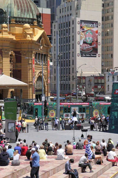 Federation Square Melbourne Australia — Stock Photo, Image