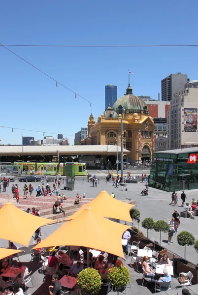 Flinders street station — Stock Photo, Image