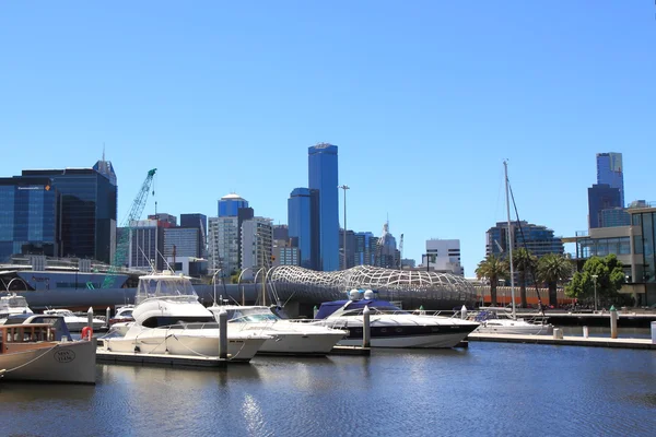 Havnen i Docklands Melbourne - Stock-foto