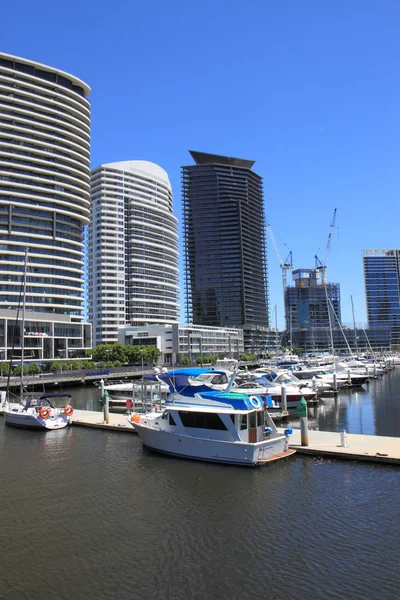 Docklands Hafen Melbourne — Stockfoto