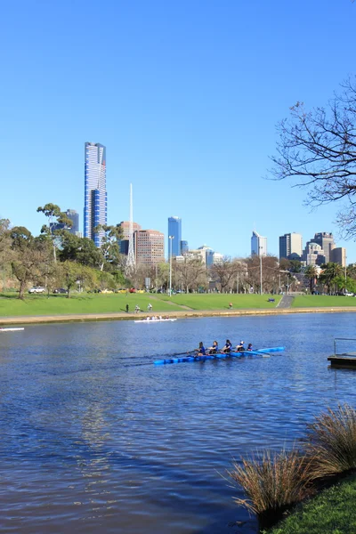 Życie miasta Melbourne — Zdjęcie stockowe