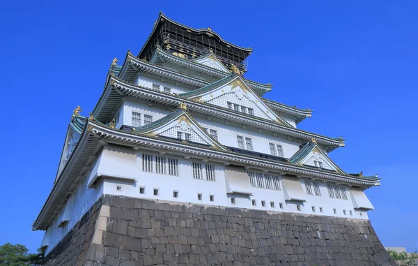 Osaka Castello Giapponese Giappone — Foto Stock