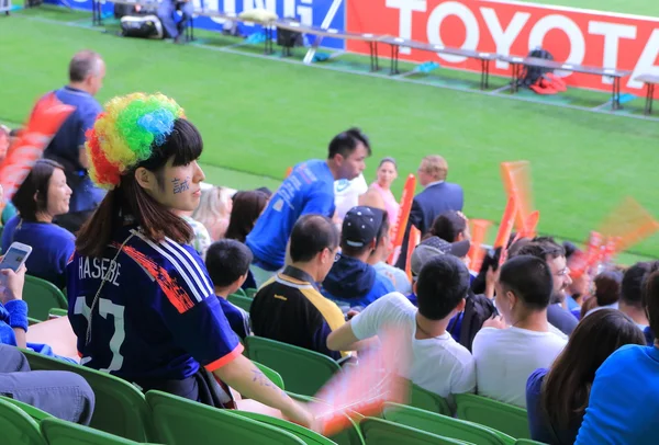 Japanese Football supporter — Stock Photo, Image