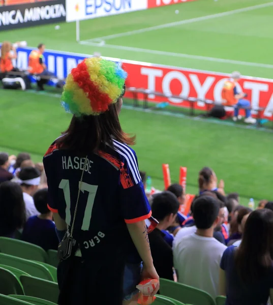 Japanese Football supporter — Stock Photo, Image