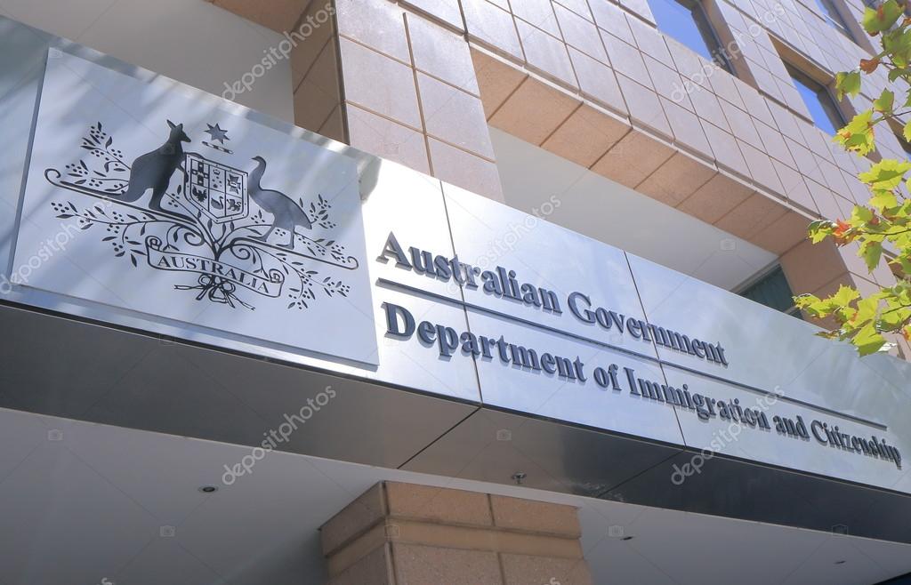 MELBOURNE AUSTRALIA - MARCH 1, 2015: Department of Immigration Australia. Currently the Department of Immigration and Border Protection is  responsible for immigration and citizenship in Australia.