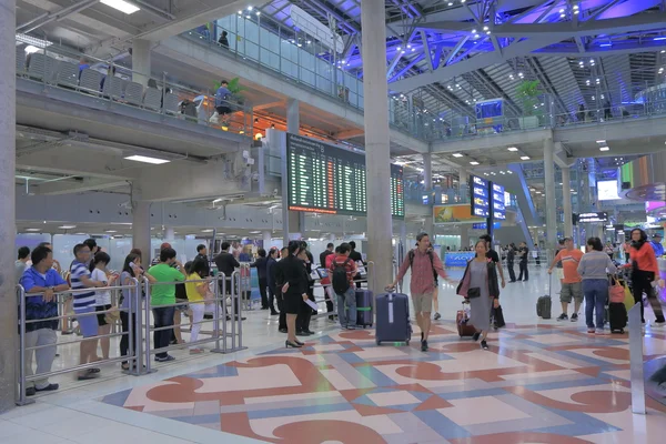 Аэропорт Бангкока Suvarnabhumi — стоковое фото