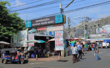 Hafta sonu Pazar Bangkok