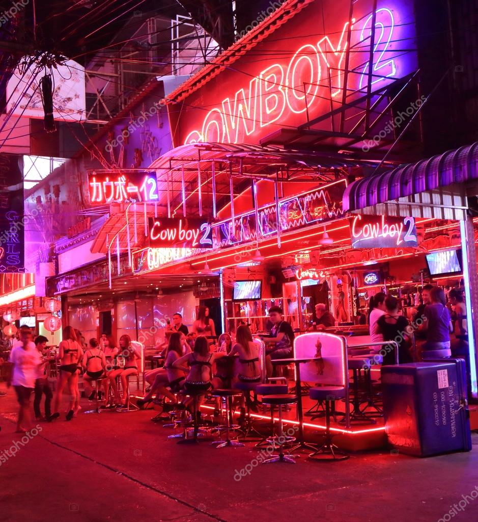 abstrakt Lad os gøre det fiber Red light district Bangkok Thailand – Stock Editorial Photo © TKKurikawa  #77899326