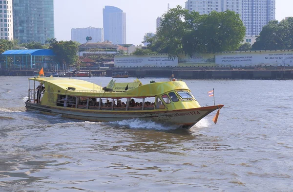 Taxi de barco de río Bangkok — Foto de Stock