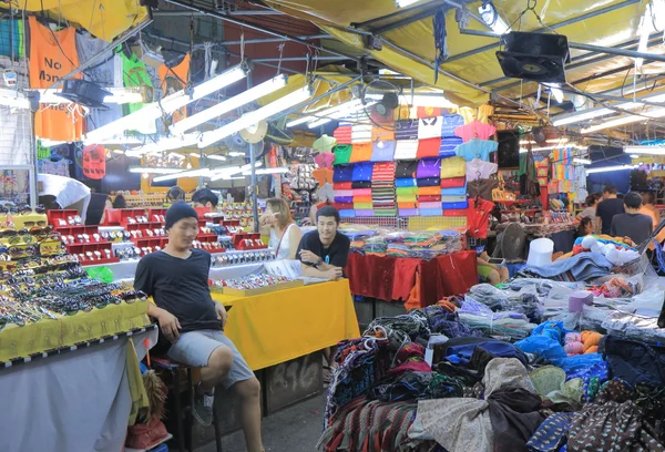 Mercado nocturno Bangkok Tailandia —  Fotos de Stock