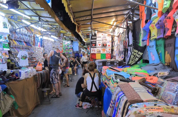 Nachtmarkt Bangkok Thailand — Stockfoto