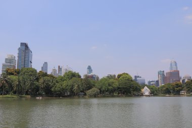 Lumphini Park Bangkok cityscape