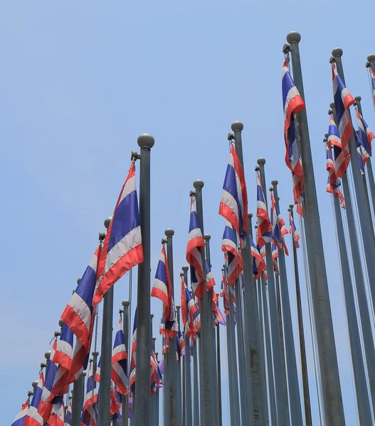 Thai national flag Thailand — Zdjęcie stockowe