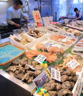 Deniz ürünleri Pazar Ishikawa Japonya