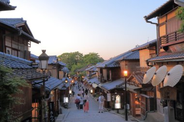 Old street Higashiyama Kyoto Japan