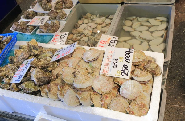 Японский рынок морепродуктов Ishikawa — стоковое фото