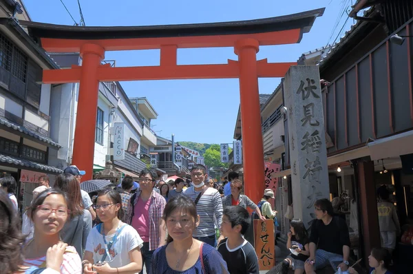 Fushimi Inari Przybytek Kioto Japonia — Zdjęcie stockowe