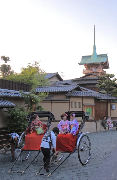 Исторические улицы Киото — стоковое фото