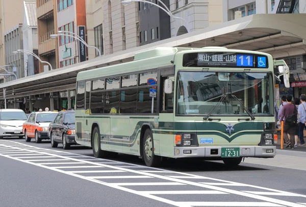 Kyoto city bus Japan — 图库照片