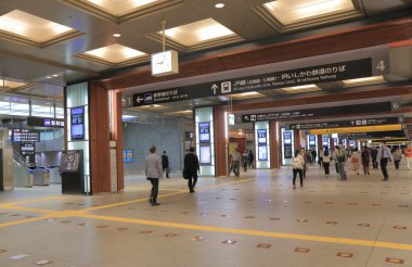 Kanazawa tren istasyonu Japonya