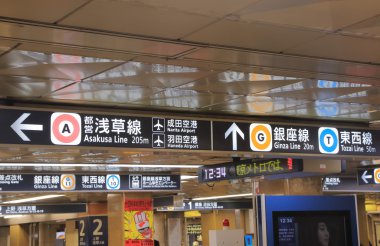 Tokyo subway public transport