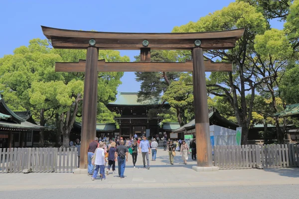Santuário Meiji Tóquio Japão — Fotografia de Stock