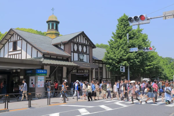 Harajuku train station Tokyo Japan — ストック写真