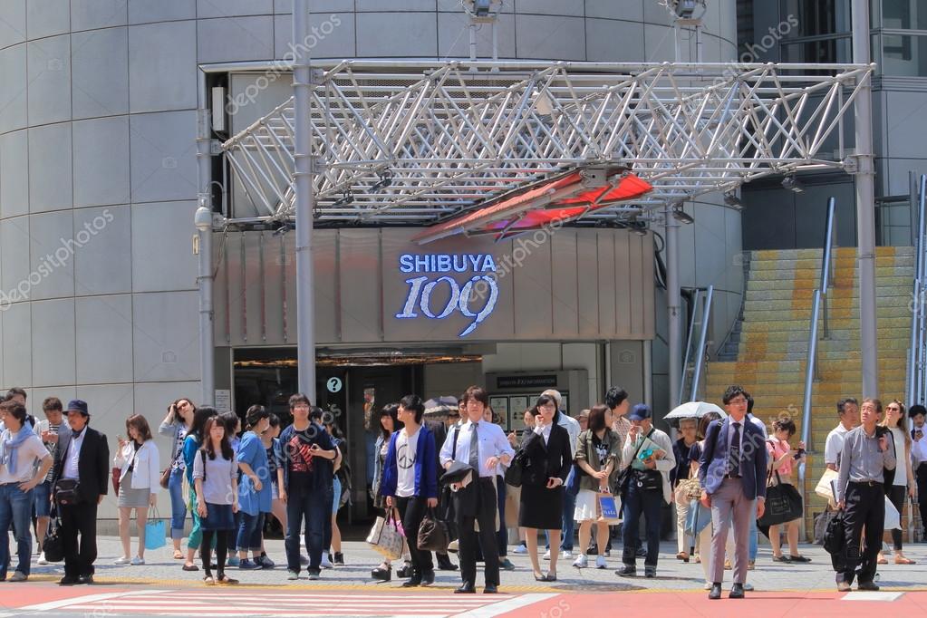 TOKYO JAPAN - MAY 8, 2015 Iconic Shibuya 109 department store. Shibuya is known as one of the fashion centers of Japan, particularly for young people, and as a major nightlife area.