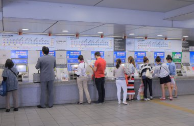Yurikamome train station Tokyo Japan