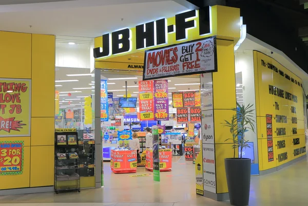 JB HI-FI Electrical appliances shop Australia — Stock Photo, Image