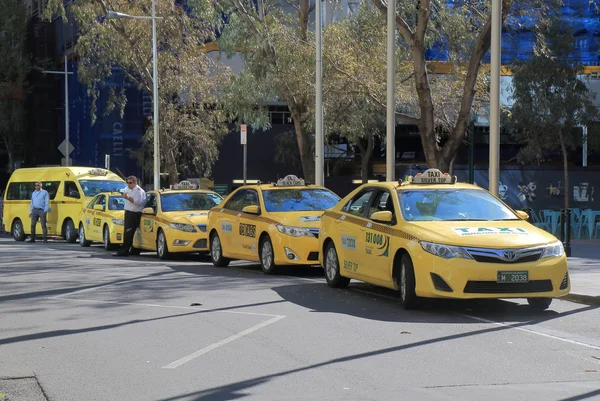 Taxi taxi Melbourne Australia — Foto de Stock