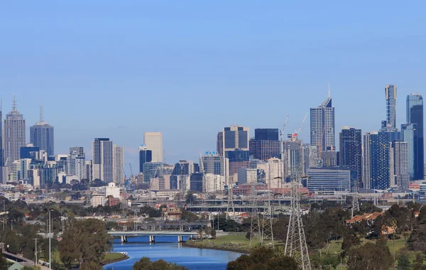 Gród Melbourne Australia — Zdjęcie stockowe